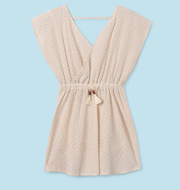 Mayoral Chickpea V-Neck Dress