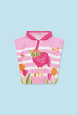 Mayoral Flamingo Hooded Towel Magenta