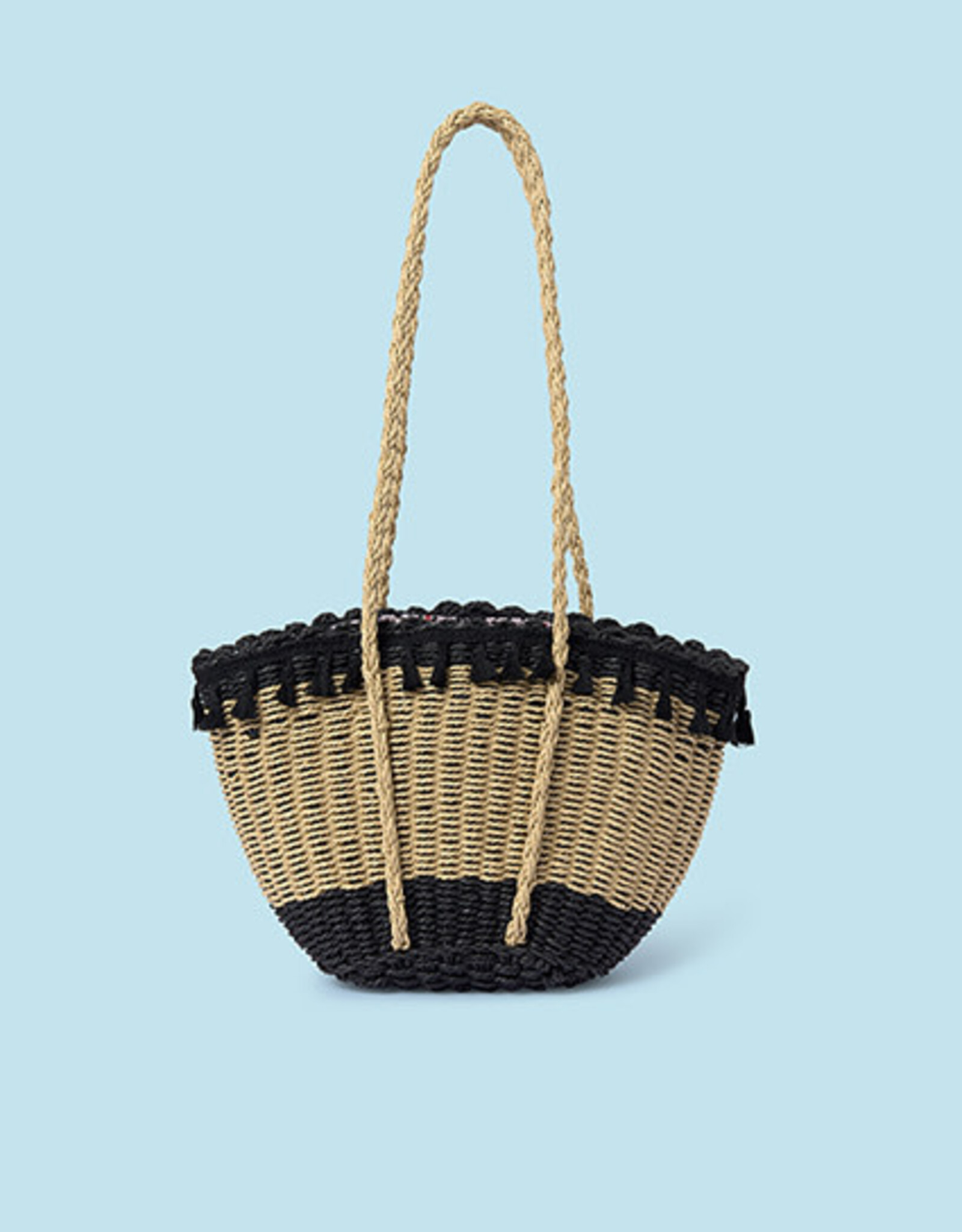 Mayoral Black Woven Bag