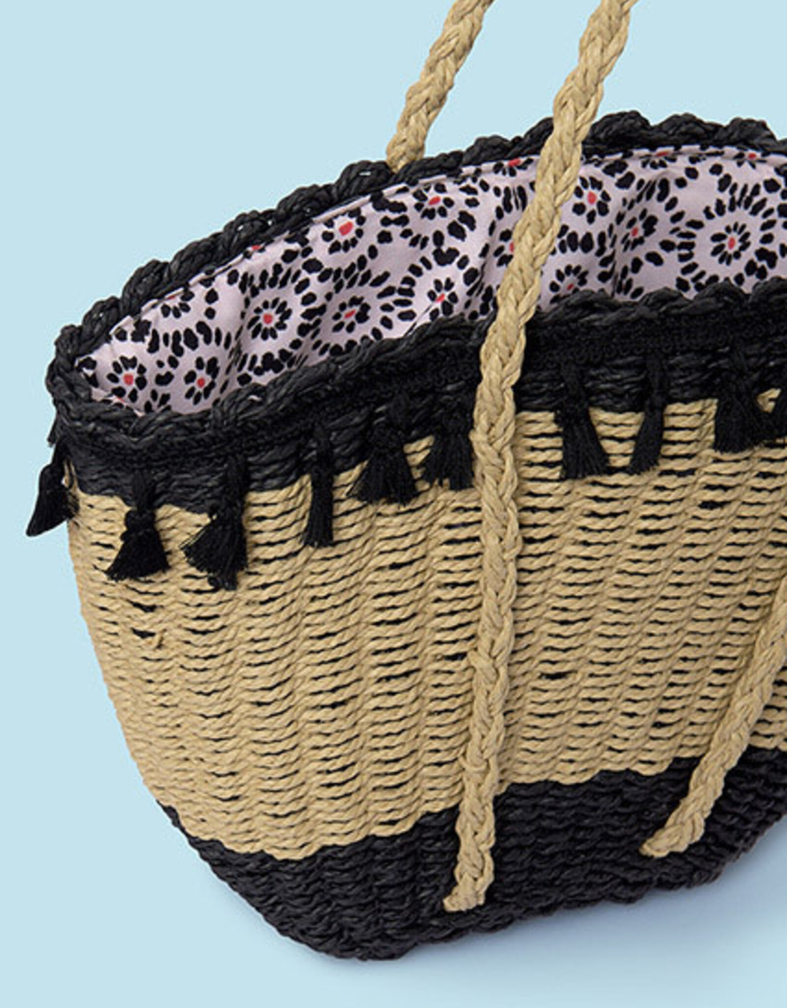 Mayoral Black Woven Bag