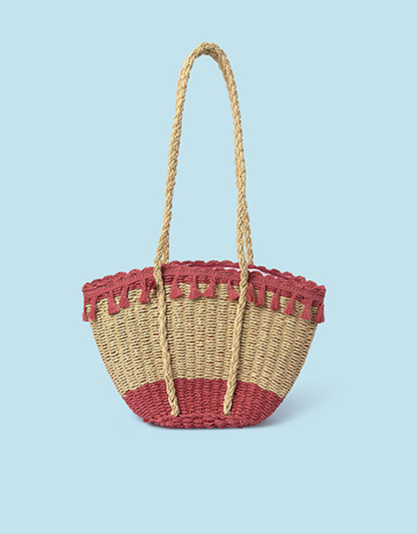 Mayoral Terracotta Woven Bag