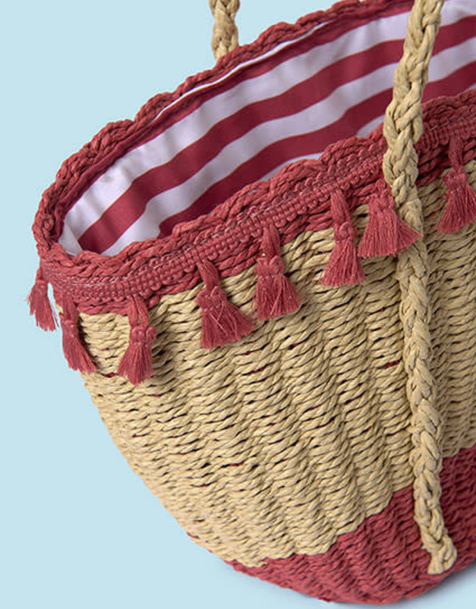Mayoral Terracotta Woven Bag