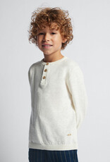 Mayoral Milk Linen Cotton Sweater
