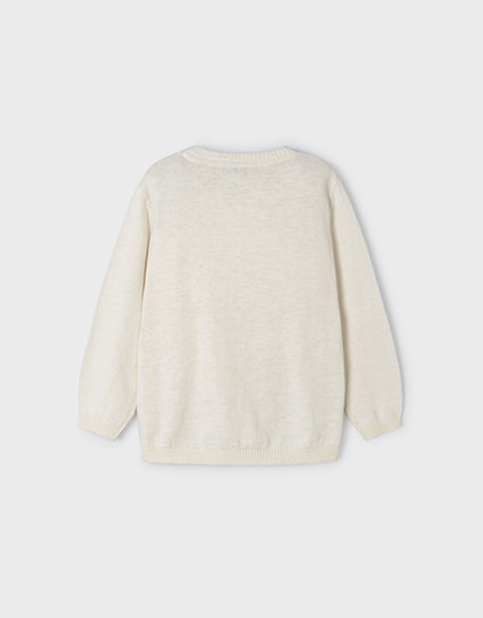 Mayoral Milk Linen Cotton Sweater