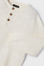 Mayoral Milk Linen Cotton Sweater