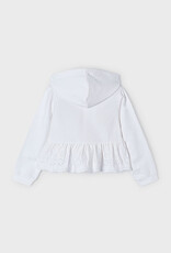 Mayoral White Accented Hoodie