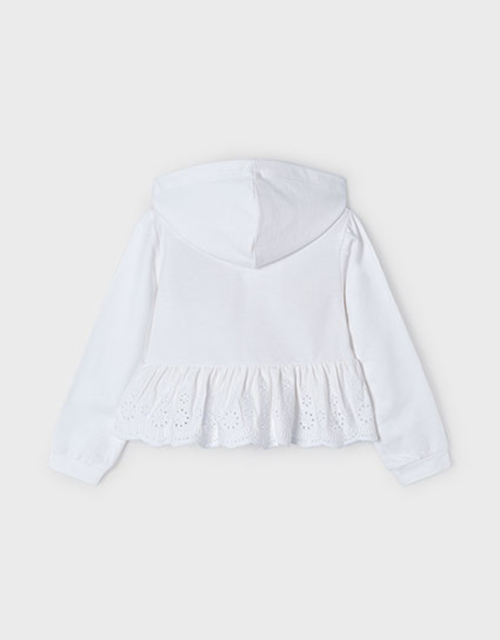 Mayoral White Accented Hoodie