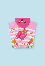 Mayoral Flamingo Hooded Towel Magenta