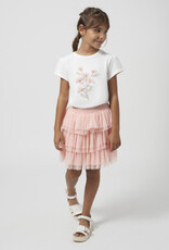 Mayoral Tulip Rose Tulle Skirt