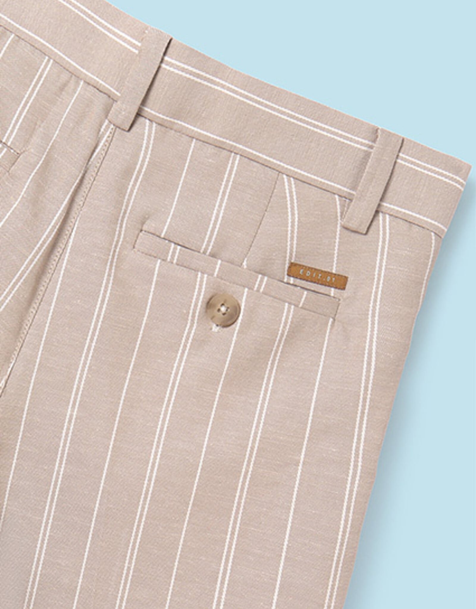 Mayoral Coconut Natural Suiting Bermuda