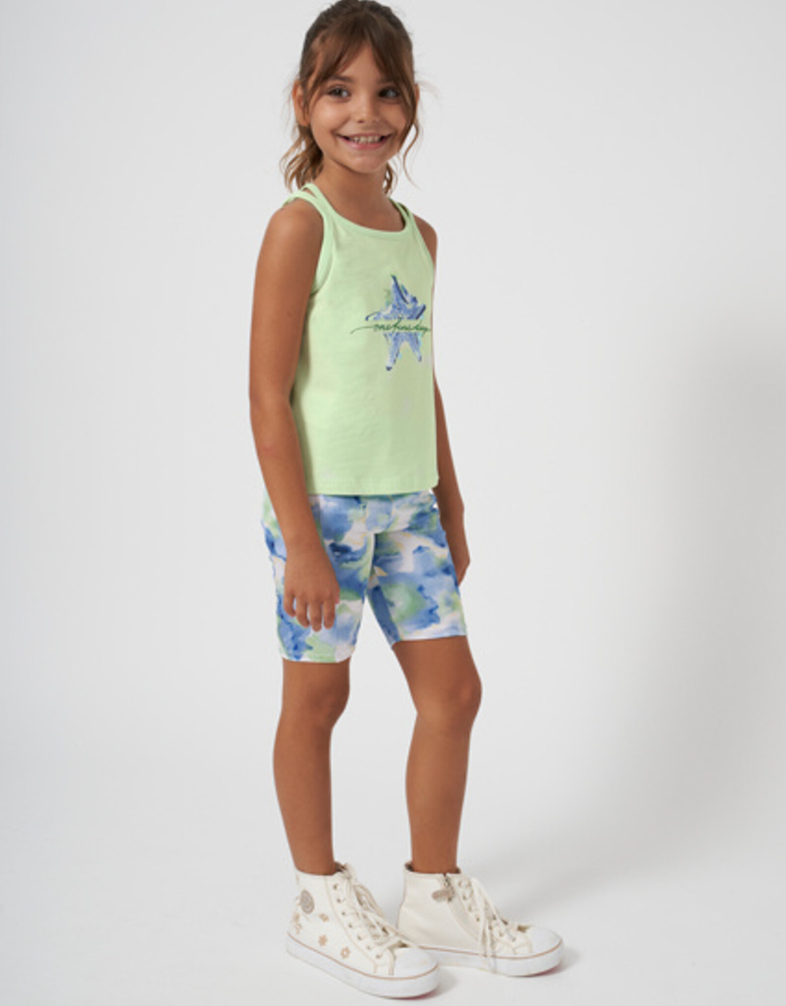 Mayoral Mint Pattern Pants