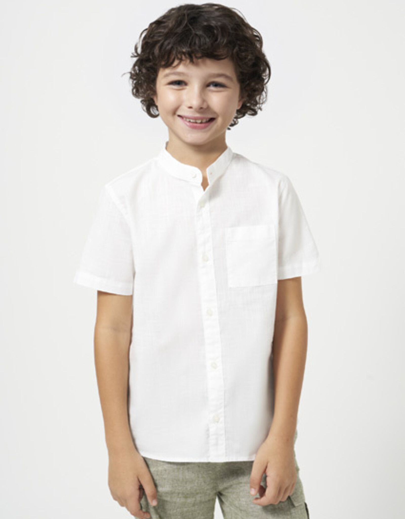 Mayoral Tween White Buttoned Shirt