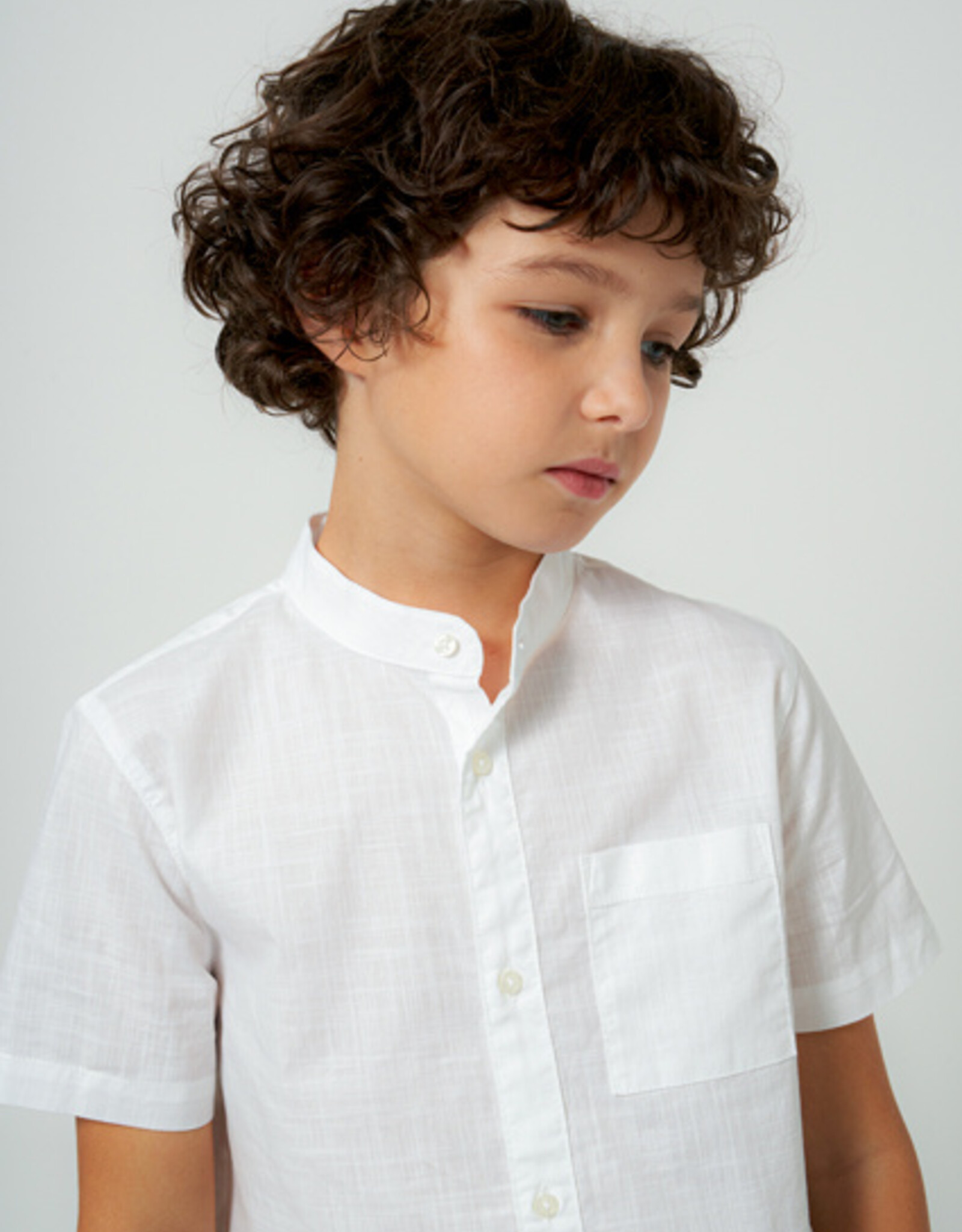 Mayoral Tween White Buttoned Shirt