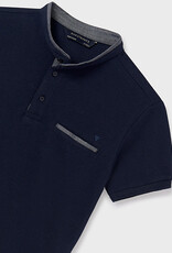 Mayoral Navy Button Polo T-Shirt