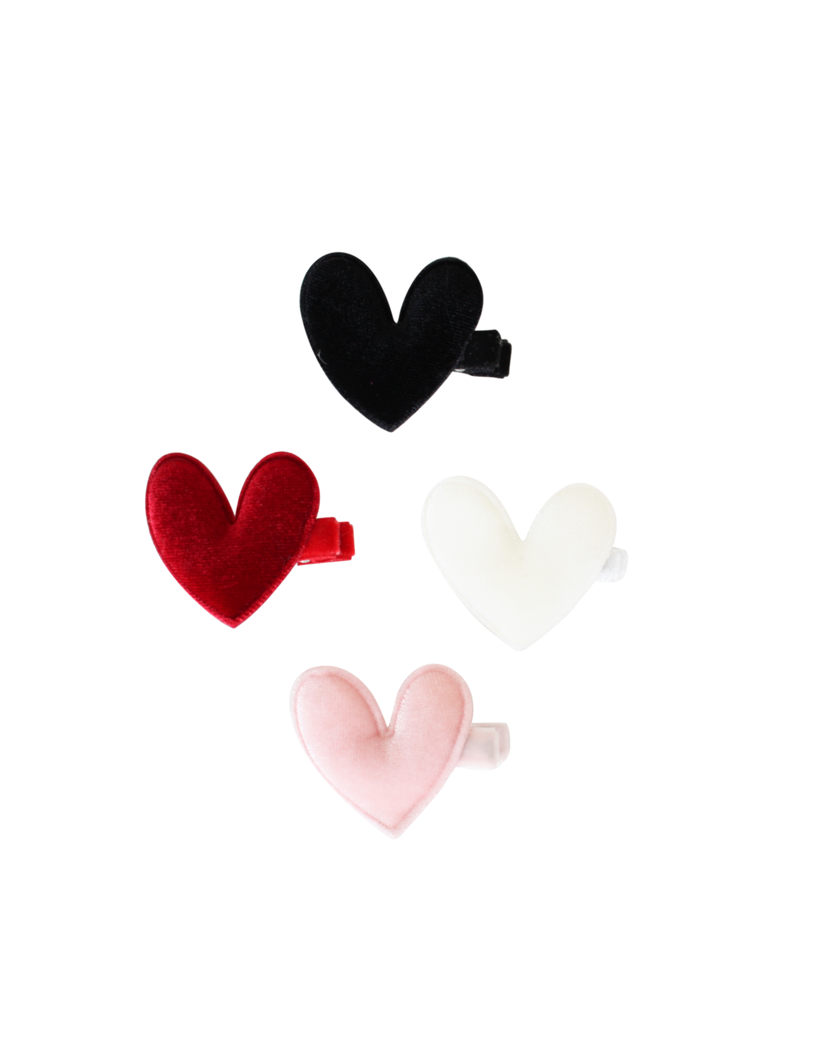 Bows Arts Velvet Heart Clip