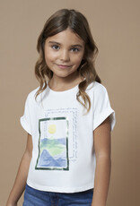 Mayoral White Scenic T-Shirt