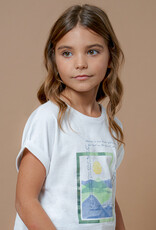 Mayoral White Scenic T-Shirt