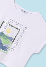 Mayoral White Scenic T-Shirt
