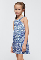 Mayoral Ink Flower Printed Dress