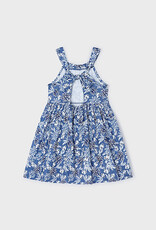 Mayoral Ink Flower Printed Dress