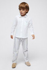 Mayoral Stone Striped Suiting Pants