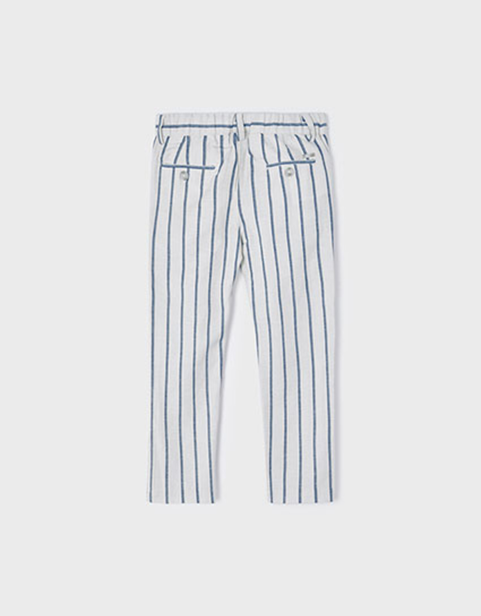 Mayoral Stone Striped Suiting Pants