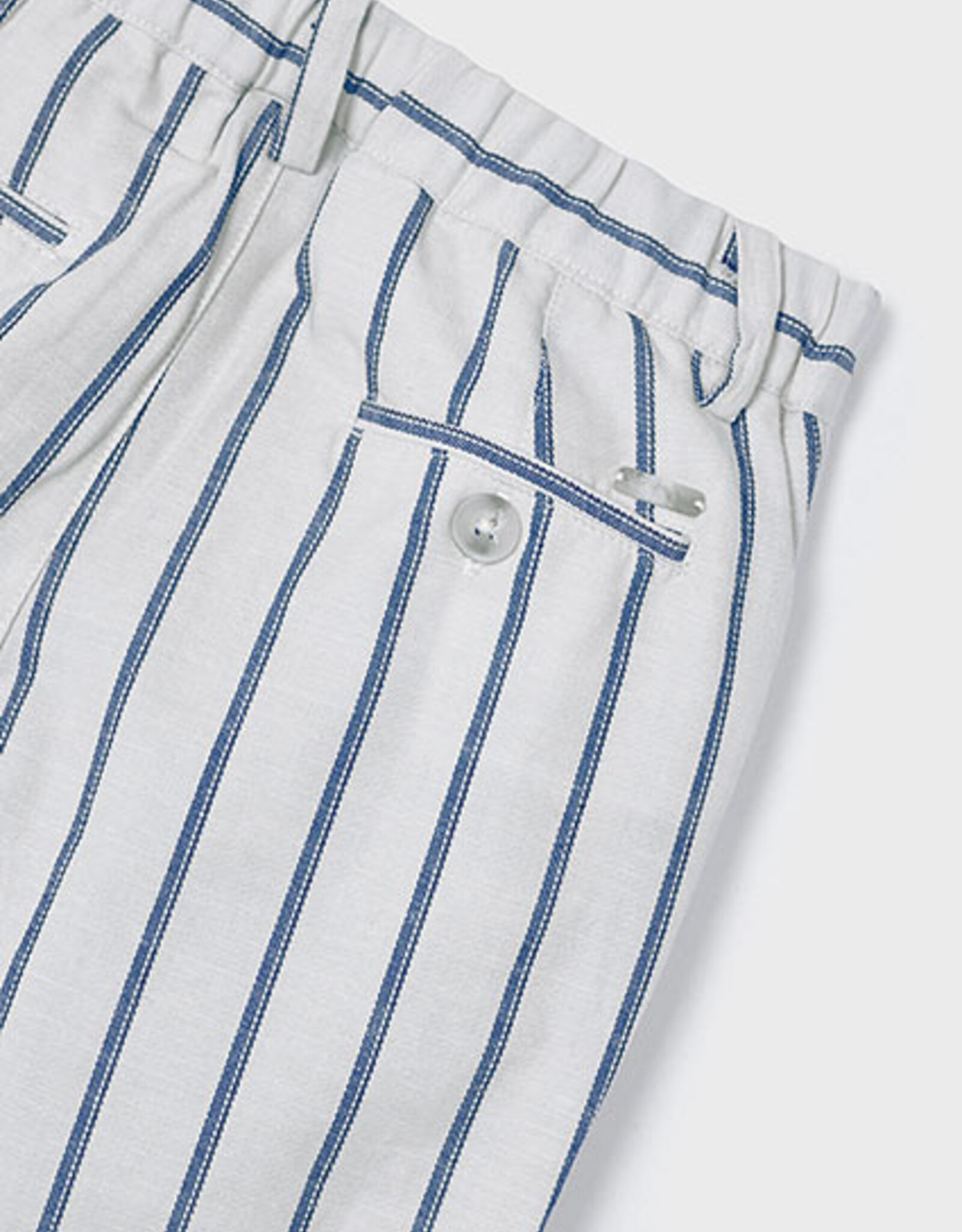 Mayoral Stone Striped Suiting Pants