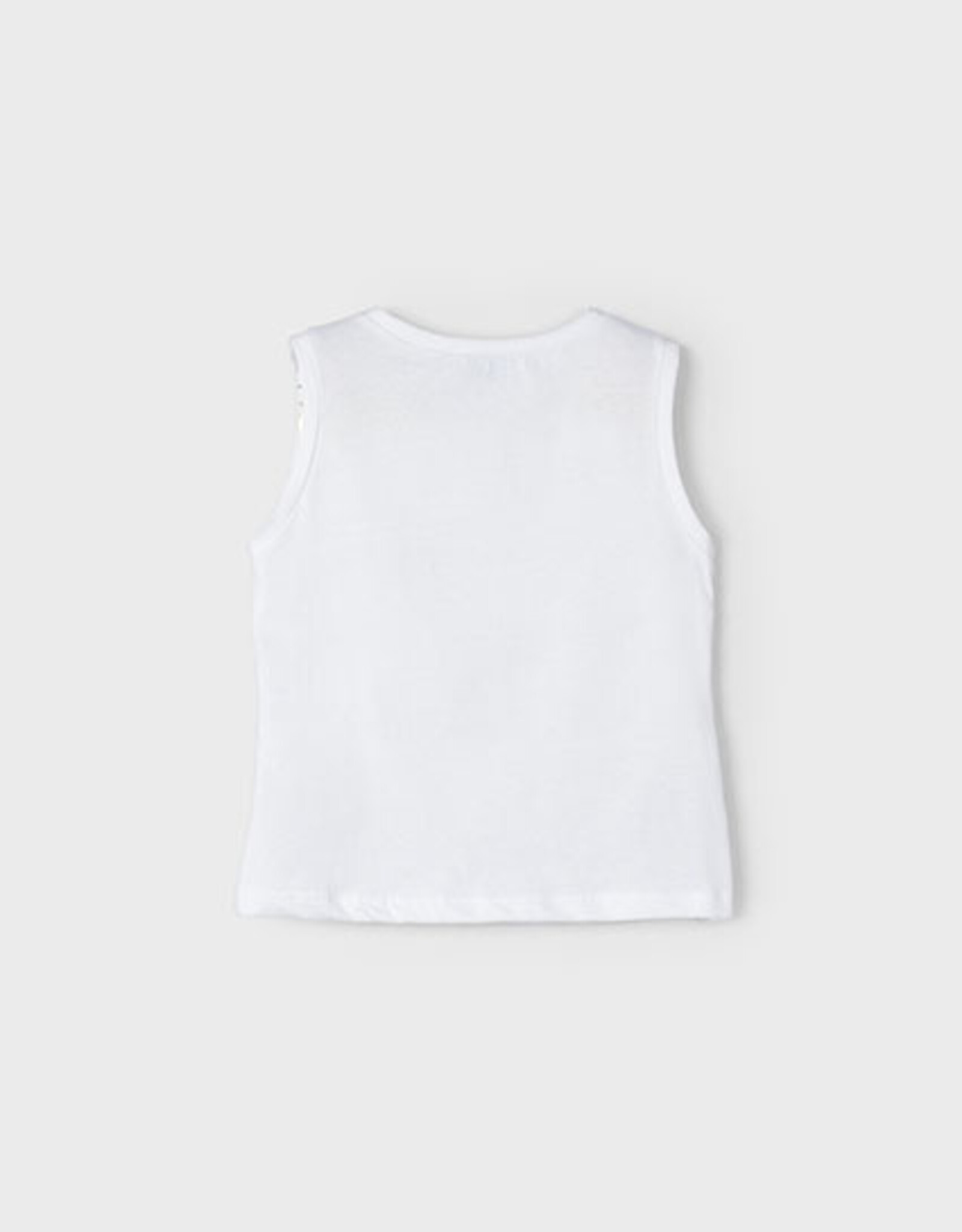 Mayoral White Strap T-shirt