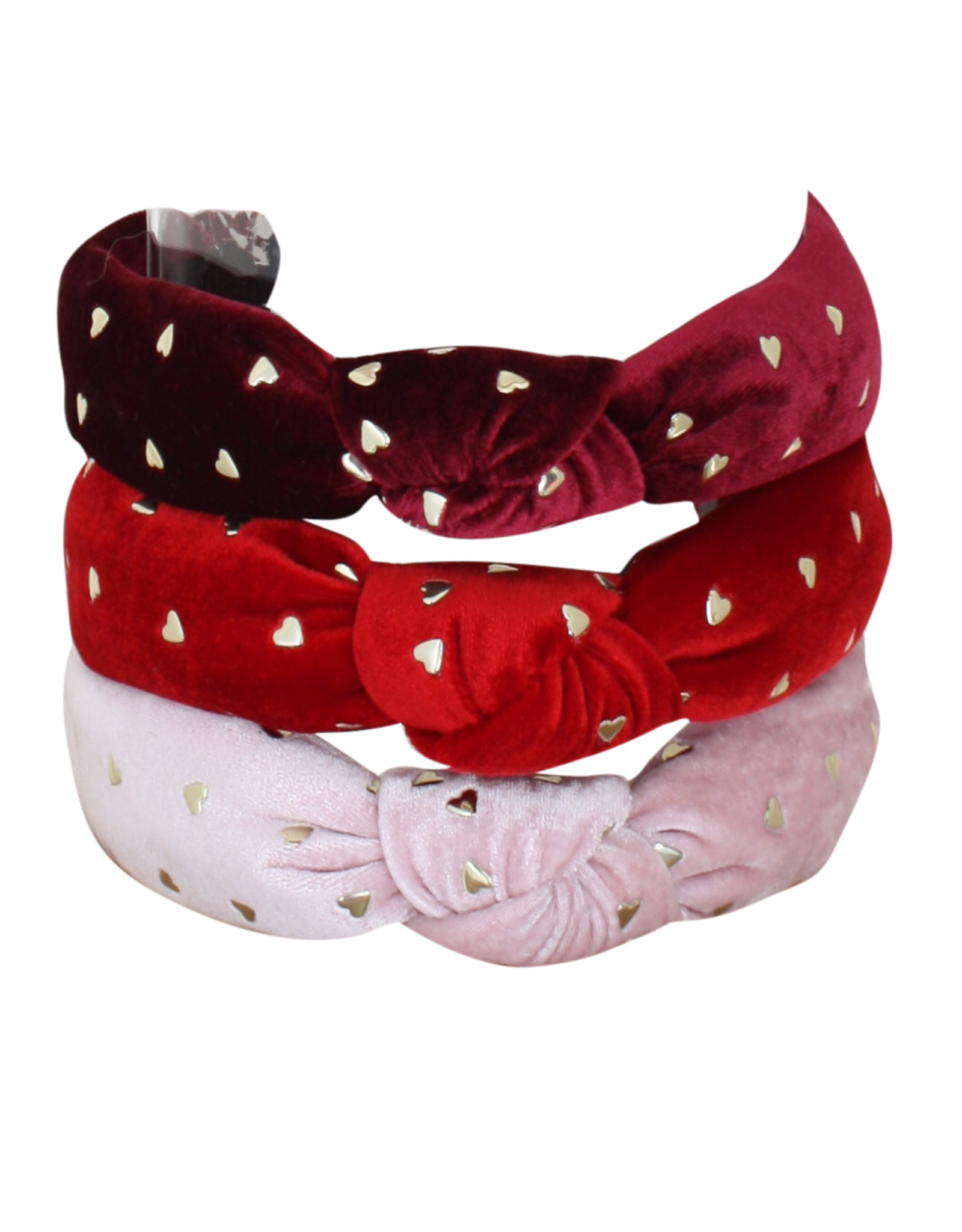 Bows Arts Velvet Heart Knot Headband