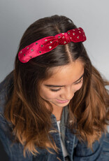 Bows Arts Velvet Heart Knot Headband