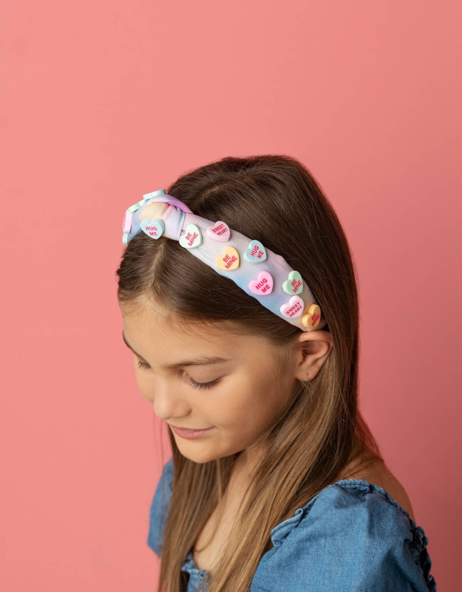 Bows Arts Candy Heart Knot Headband