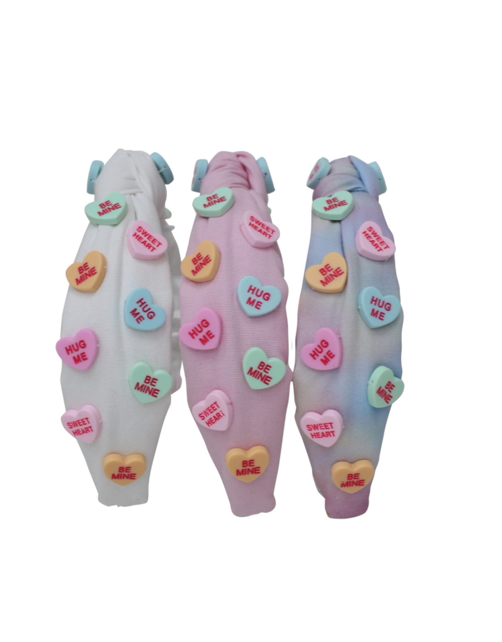 Bows Arts Candy Heart Knot Headband