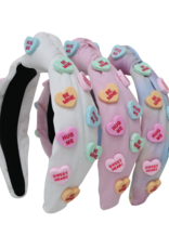 Bows Arts Candy Heart Knot Headband