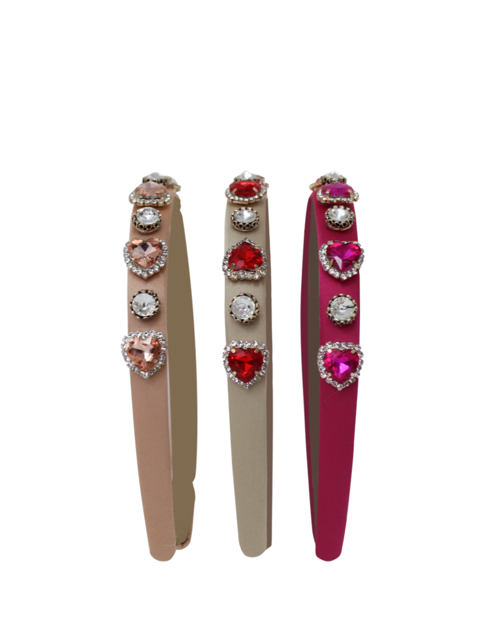 Bows Arts Heart Gem Headband