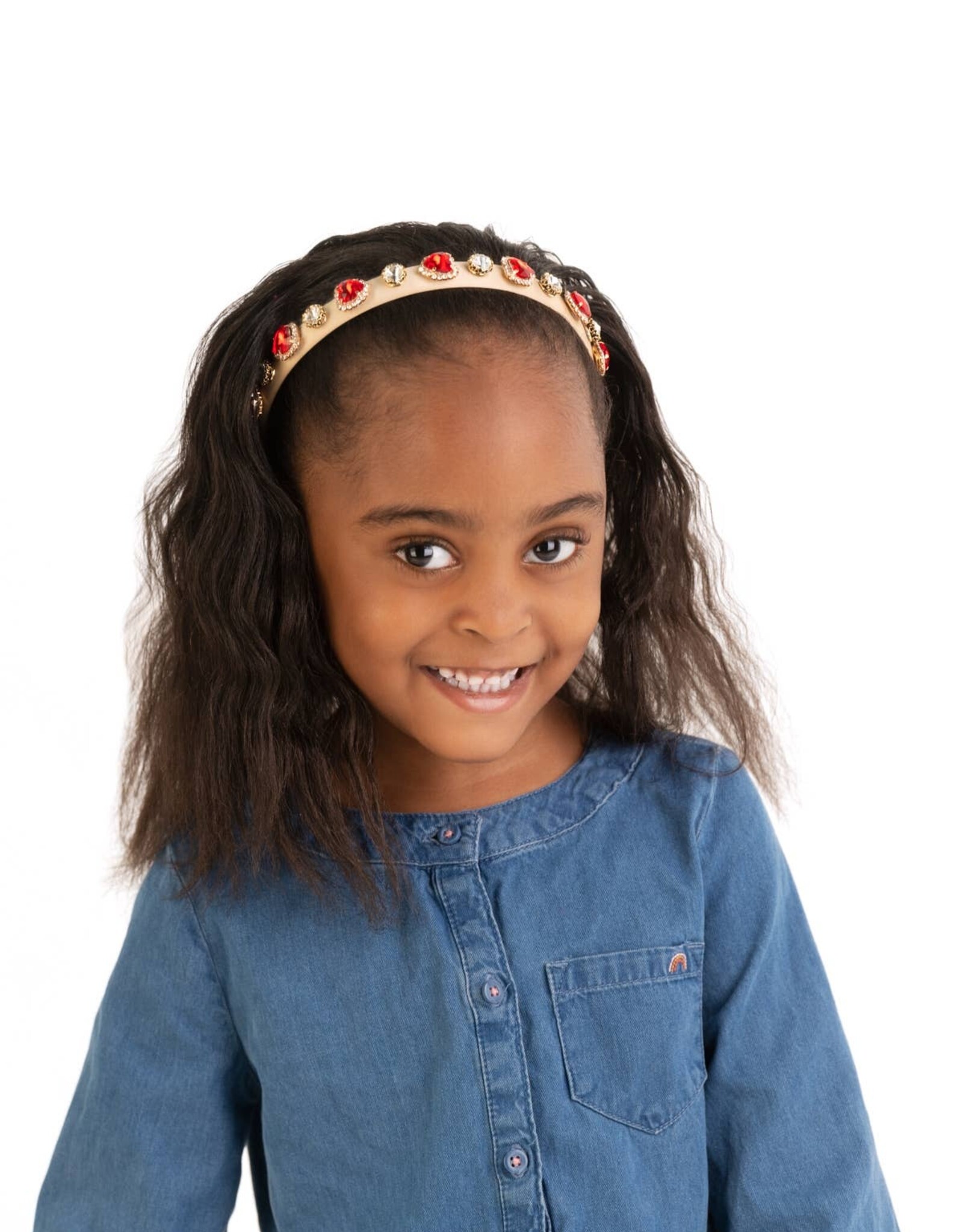 Bows Arts Heart Gem Headband