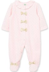 Little Me Velour One-Piece Footie