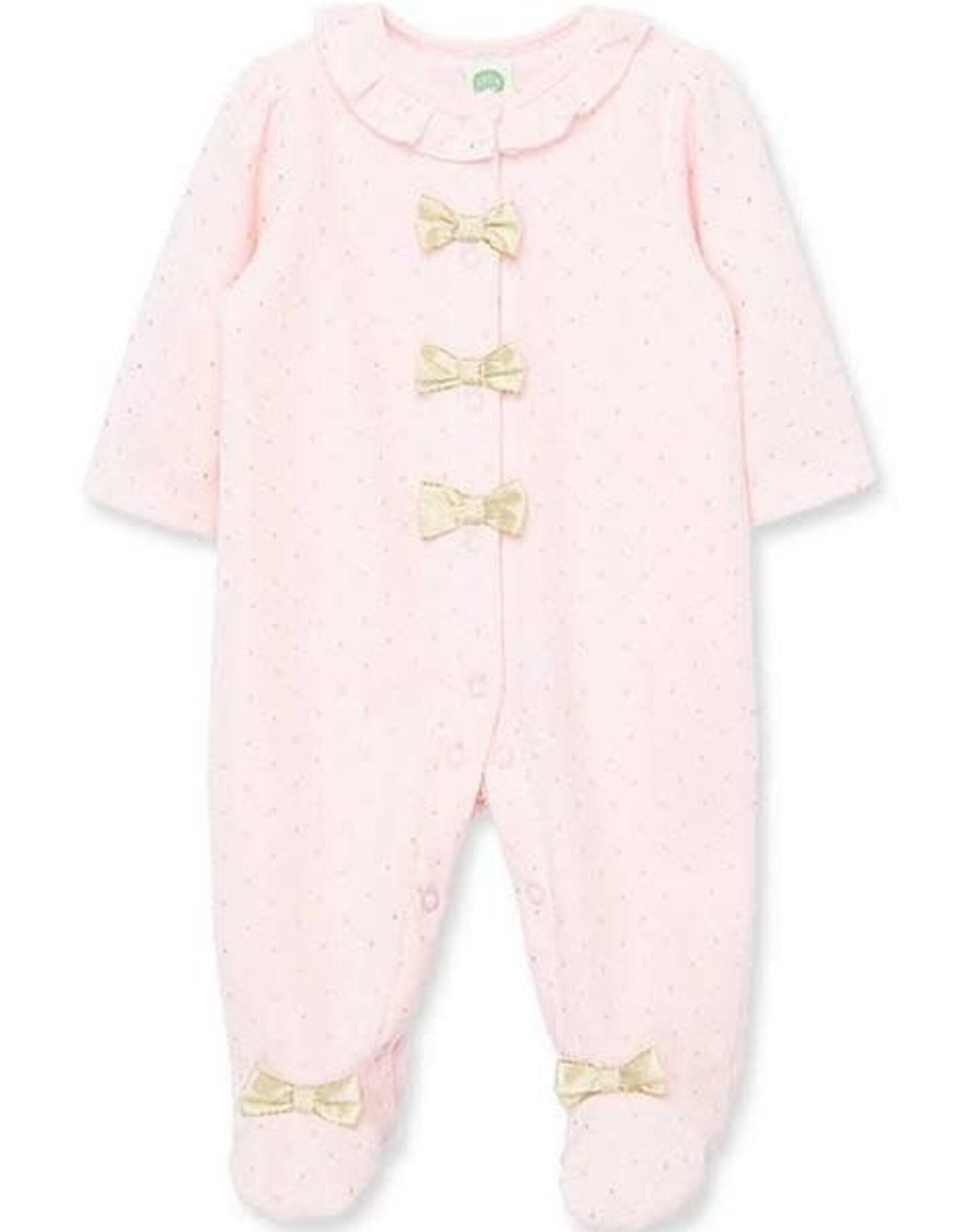 Little Me Velour One-Piece Footie