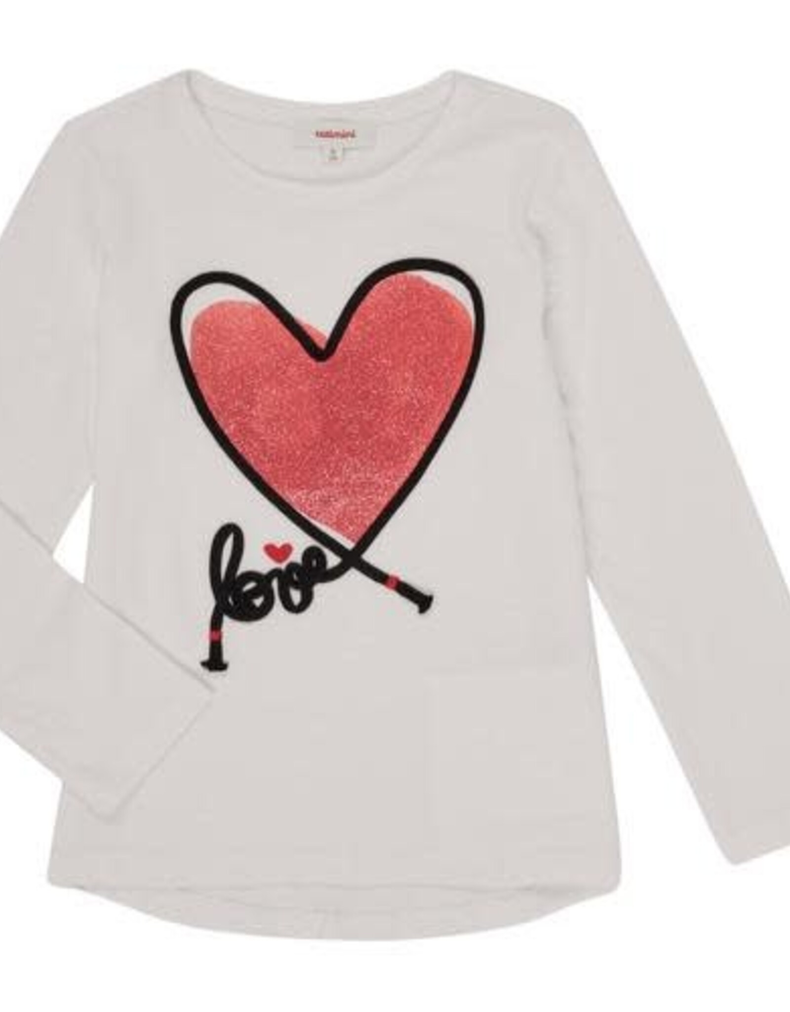 Catimini Red Heart Love Tee
