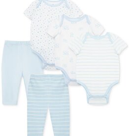 Little Me Baby Wonder 5 Piece Bodysuit & Pants Set