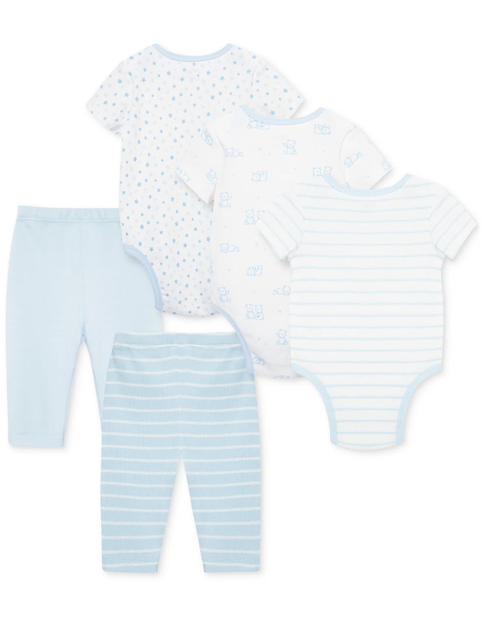 Little Me Baby Wonder 5 Piece Bodysuit & Pants Set