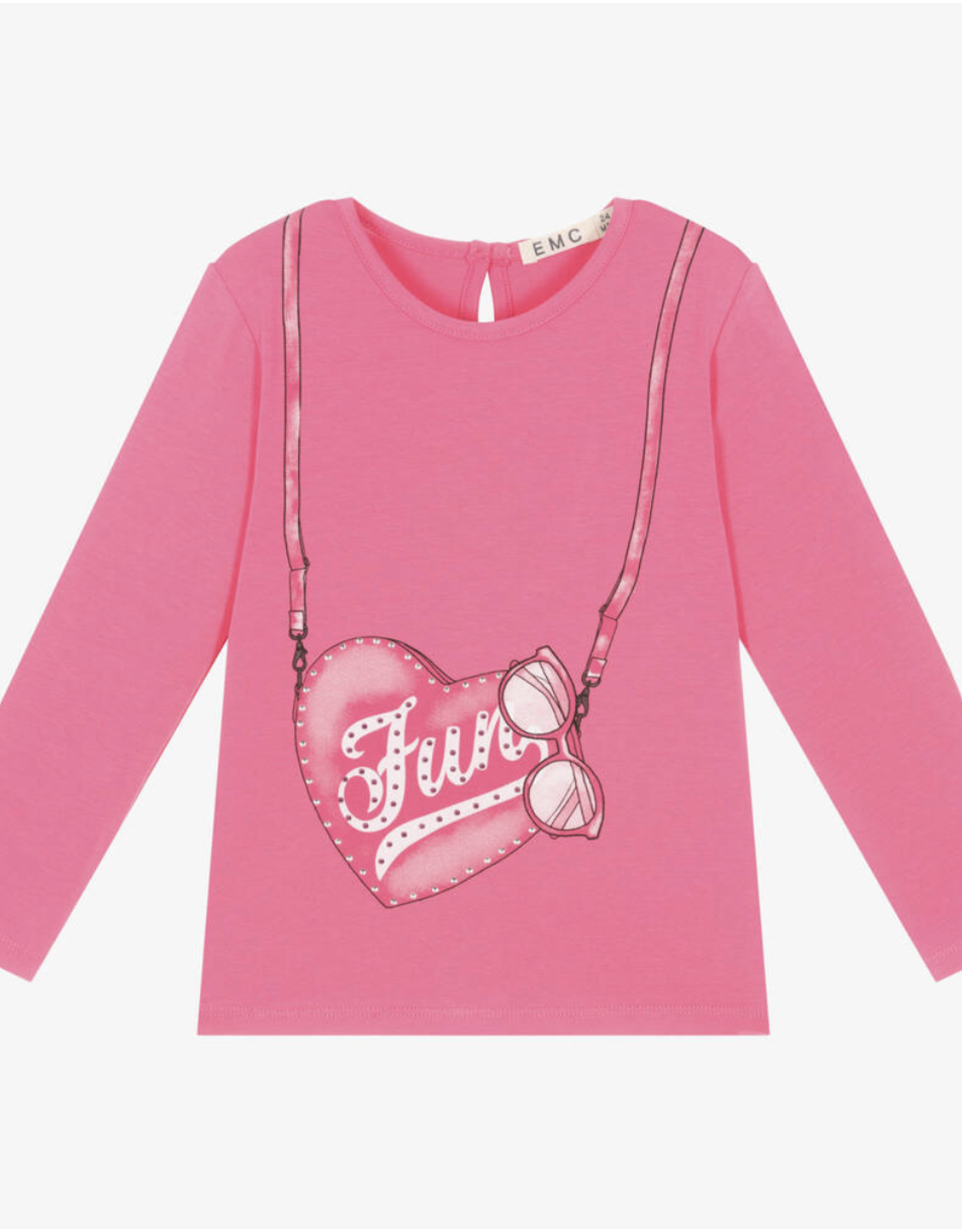 EMC Fun Heart Bag Printed T-Shirt