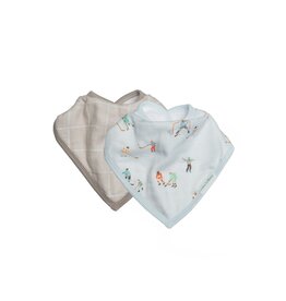 Loulou Lollipop Bandana Bib Set - Ice Hockey