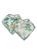 Loulou Lollipop Bandana Bib Set - Tropical Jungle