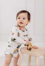 Loulou Lollipop Happy Trucks Long Sleeve Bodysuit
