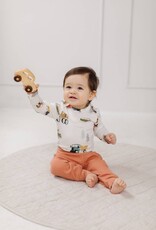 Loulou Lollipop Happy Trucks Long Sleeve Bodysuit