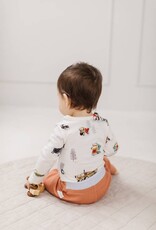 Loulou Lollipop Happy Trucks Long Sleeve Bodysuit