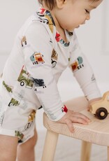 Loulou Lollipop Happy Trucks Long Sleeve Bodysuit