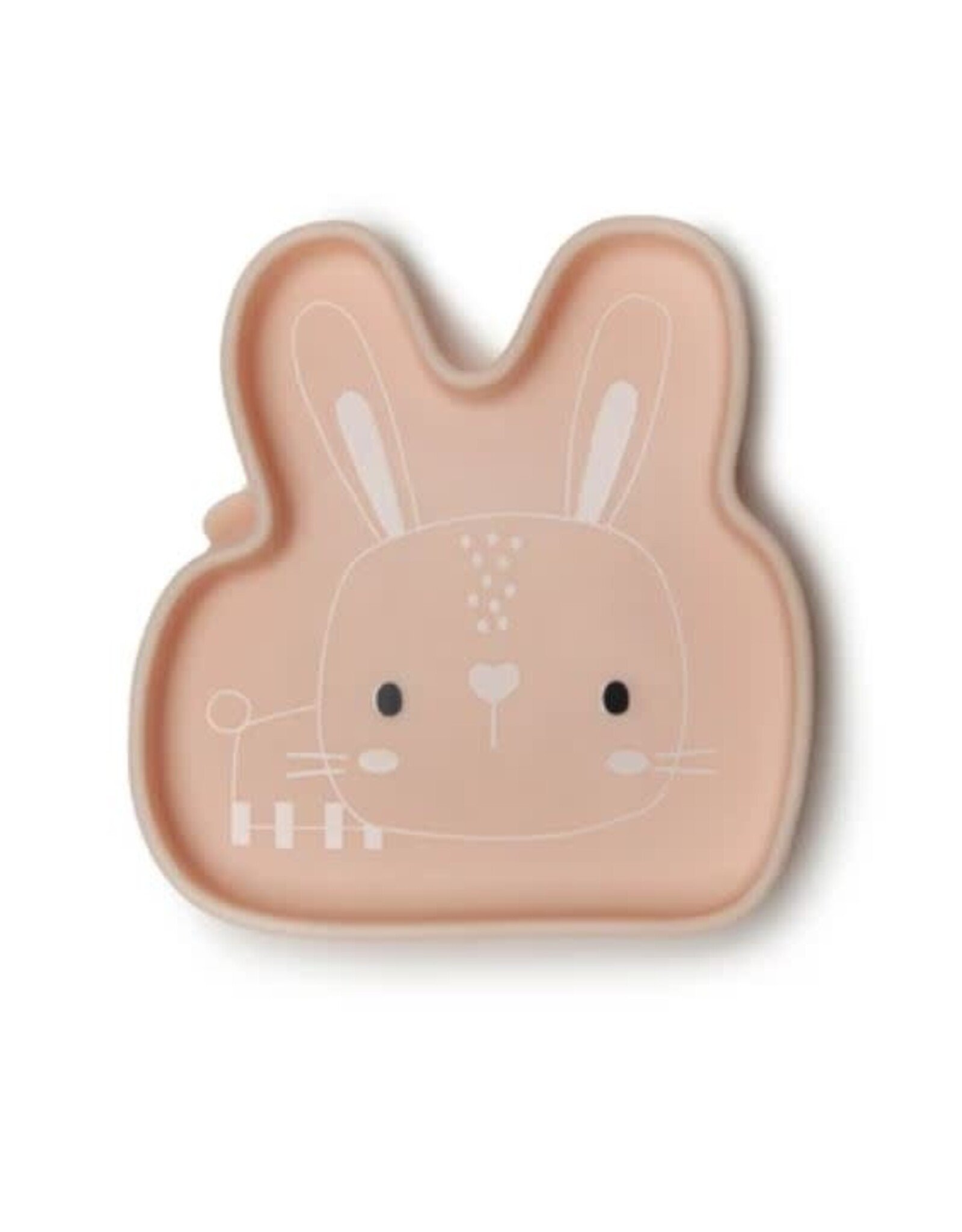 Loulou Lollipop Born to be Wild Silicone Snack Plate - Bunny