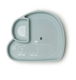 Loulou Lollipop Born to be Wild Silicone Snack Plate - Elephant