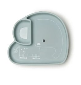 Loulou Lollipop Born to be Wild Silicone Snack Plate - Elephant